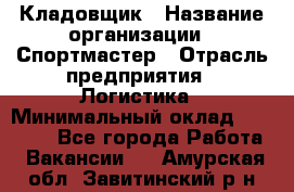 Кладовщик › Название организации ­ Спортмастер › Отрасль предприятия ­ Логистика › Минимальный оклад ­ 28 650 - Все города Работа » Вакансии   . Амурская обл.,Завитинский р-н